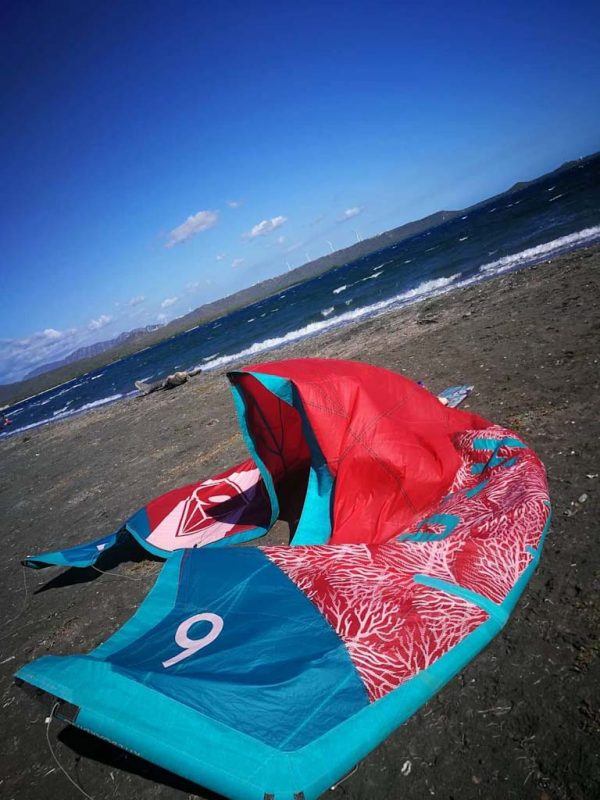 Kite Laying On Beach Dominican Republic