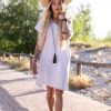 Oversize Hawaii Dress - White