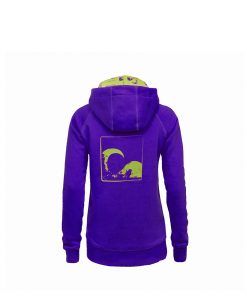 purple zip up hoodie womens