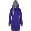 Evokaii Women Surf Style Long Tailed Hoodie - Freestyle Purple Front