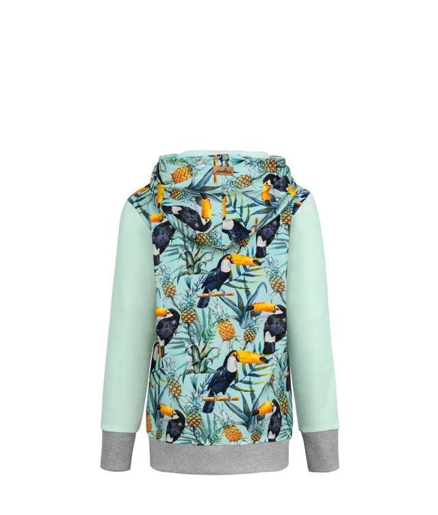 Bluza tropikalna: Candy Hoodie Toucan - tył