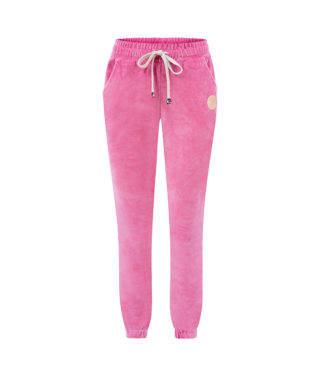 Velvet pants Pink Front