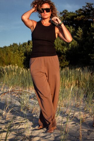 Cotton Pants Brown