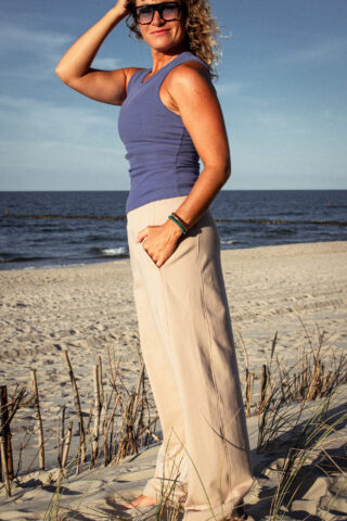 Cotton Pants Beige