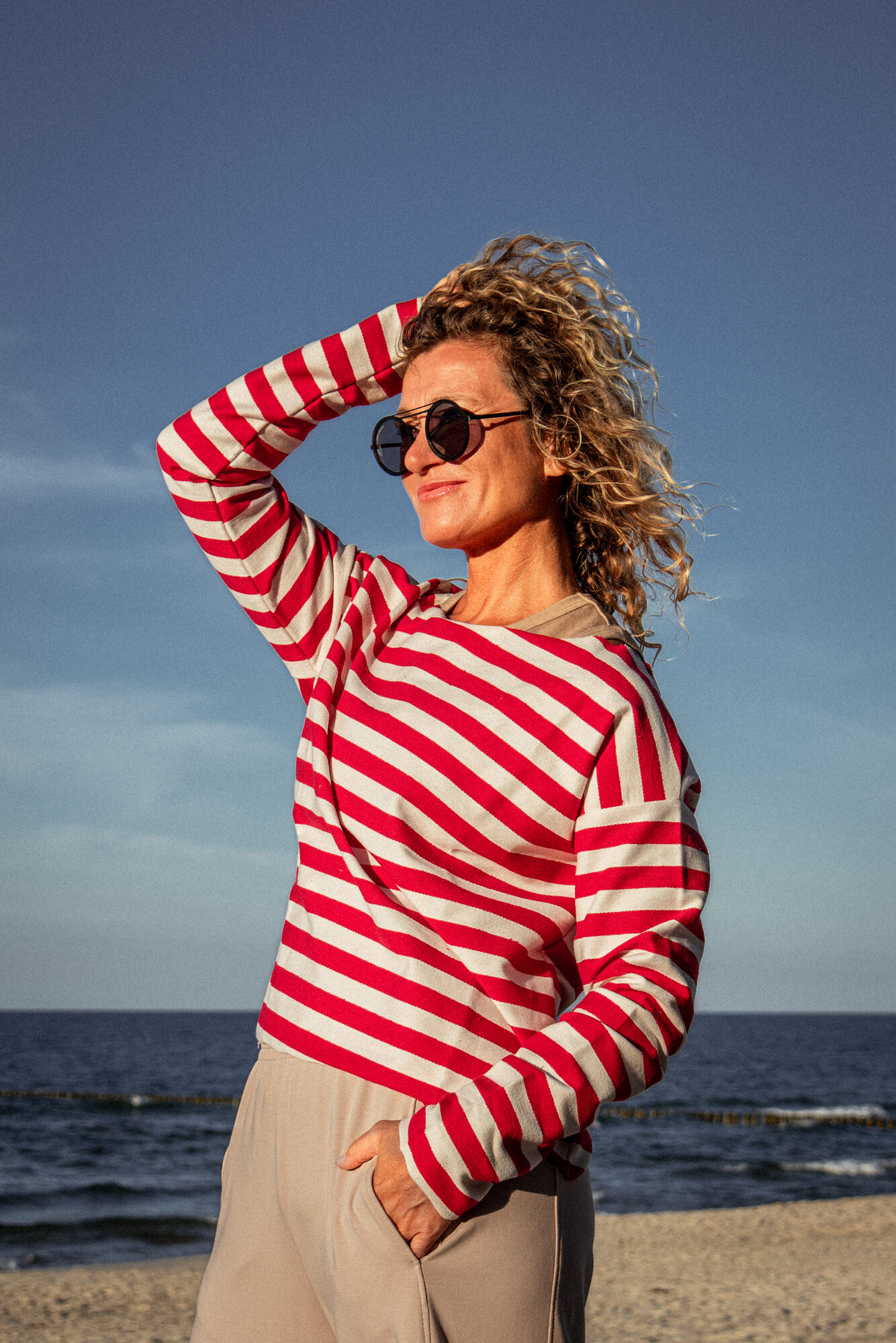 Epic Hoodie - Red Stripes - Image 8